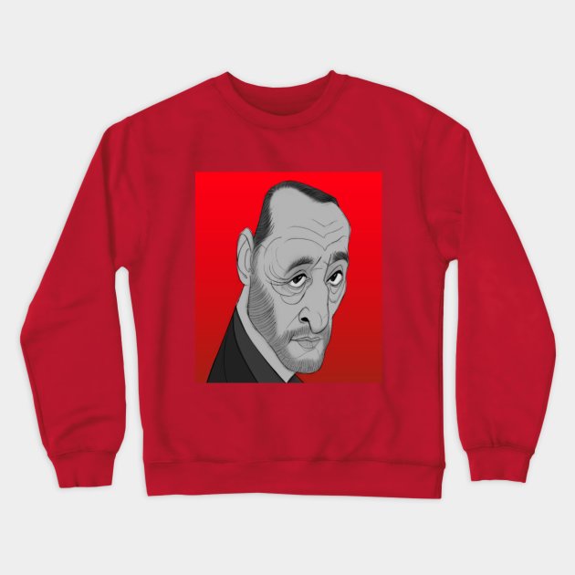 Jean Reno Crewneck Sweatshirt by kalian999999